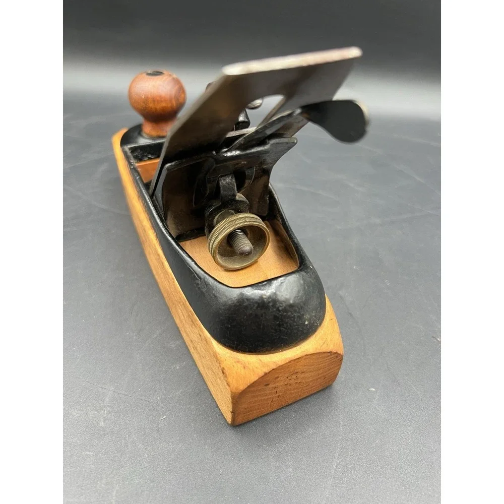 Vintage Transitional Smoothing Plane Wood Working Tool 8